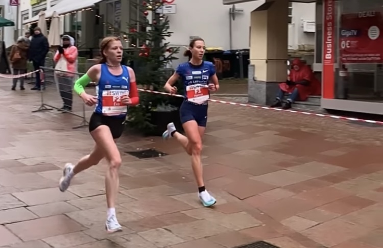 Sie ist zurück: Hanna Klein gewinnt Bietigheimer Silvesterlauf